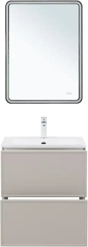 Тумба под раковину Aquanet Арт 60 бежевый, 343966 фото 8