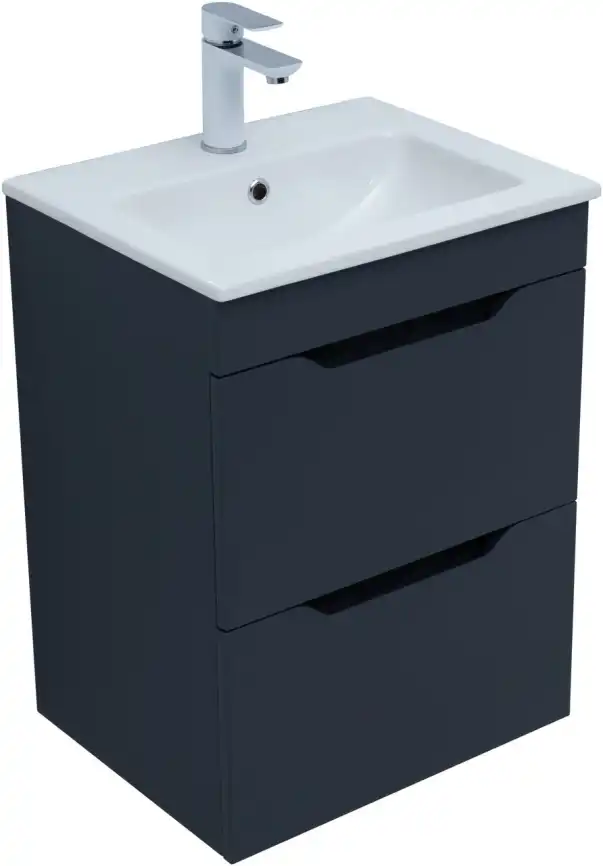 Тумба под раковину Aquanet Практика 50 маренго (2 ящика) 330456 фото 6