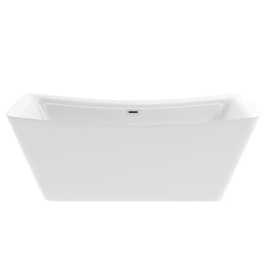 Акриловая отдельностоящая ванна Aquatek Верса 178х80 см, AQ-4880 , белая глянцевая фото 3