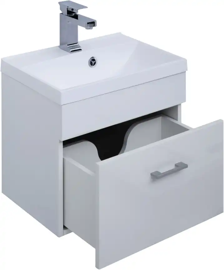 Тумба под раковину Aquanet Нота 50 белый 159138 фото 4