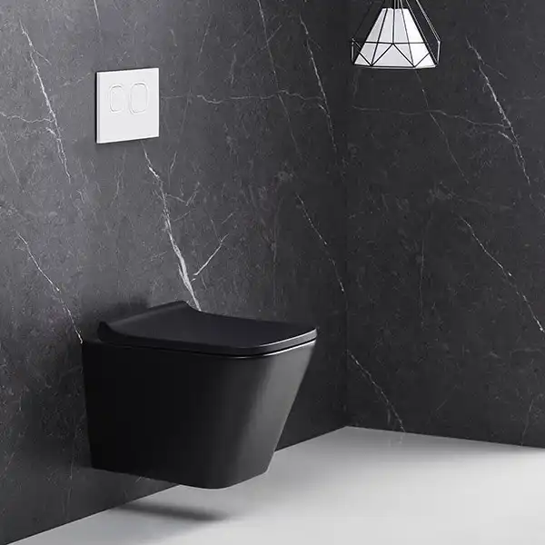 Унитаз подвесной AVS Модерн 801-0042-P-R-MB безободковый, черный матовый фото 3