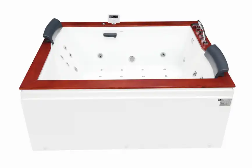 Акриловая ванна Gemy G9052 II K R 186х151 с гидромассажем, правая фото 2