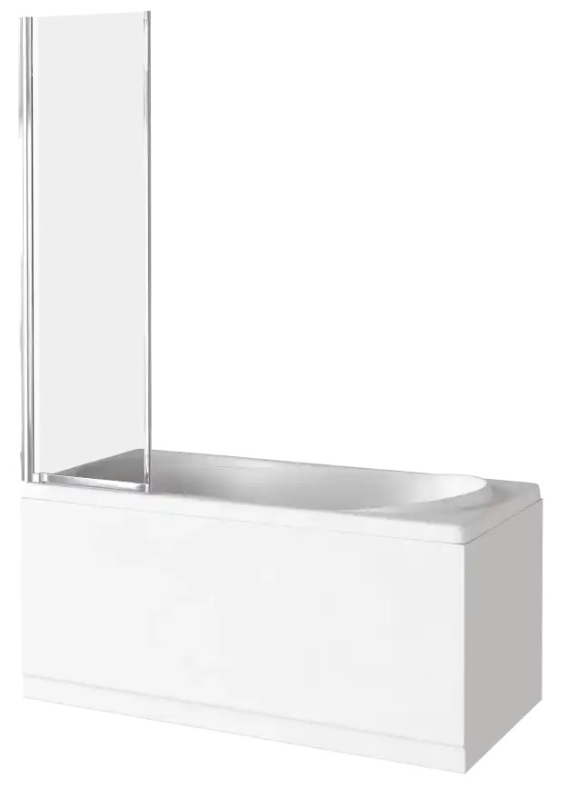 Шторка для ванны Good Door SCREEN FO-80-C-CH 80 см, ПД00121, профиль Хром, стекло Прозрачное фото 3