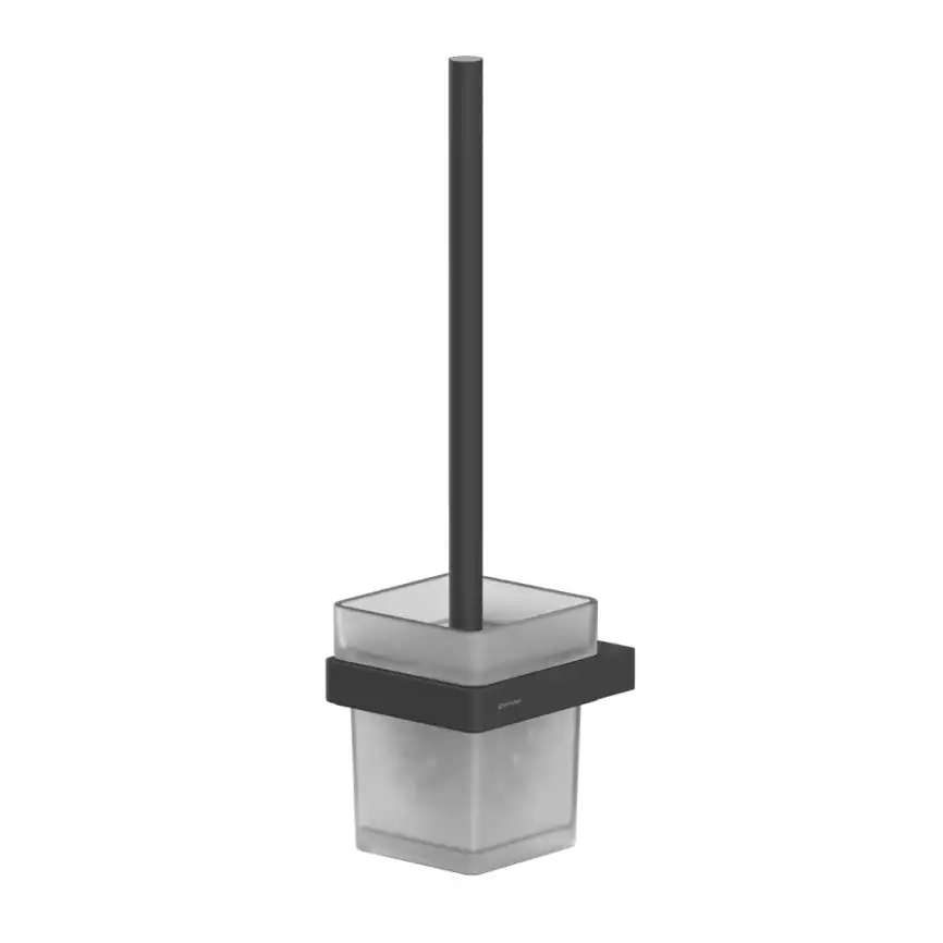 Ершик для унитаза Whitecross CUBO black, CU2470BL, Черный матовый фото 1