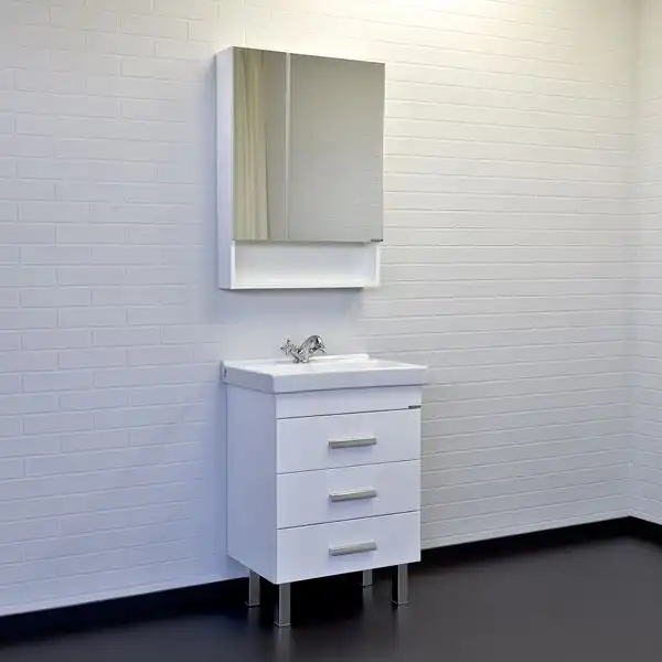 Тумба с умывальником Comforty Никосия 60Н Белый, 00-00011160 фото 6