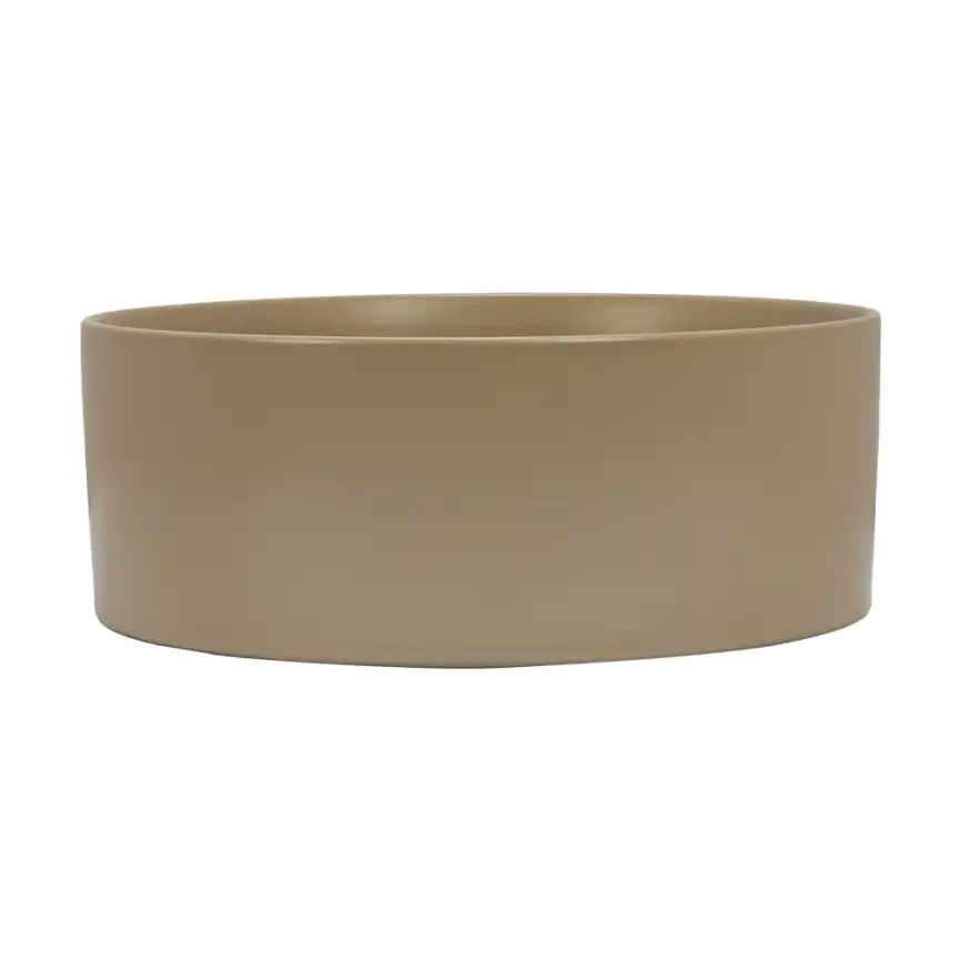 Раковина AVS Лилиан 36x36 капучино матовая с донным клапаном фото 3