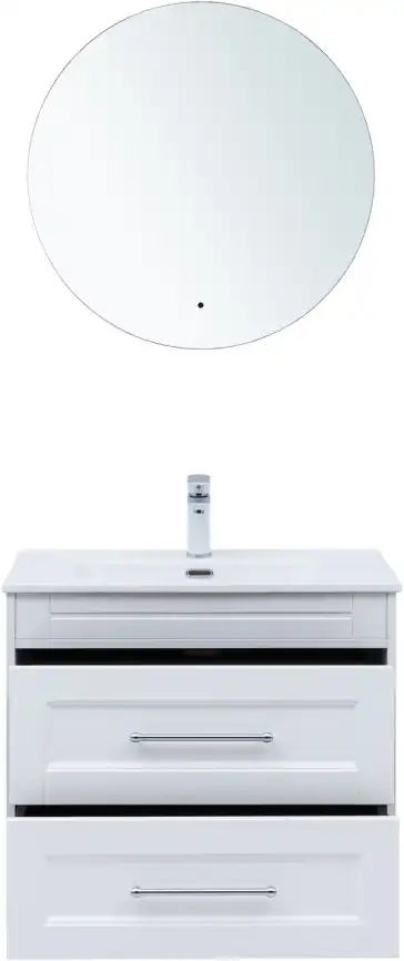 Тумба под раковину Aquanet Бостон new 70 белый сатин, 339599 фото 8