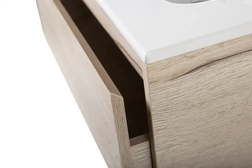 Тумба под раковину BelBagno KRAFT-600-2C-SO-RGB подвесная Rovere Galifax Bianco фото 6