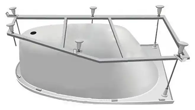 Монтажный комплект к ванне AZARIO PAOLINA 160х97, универсальный фото 1