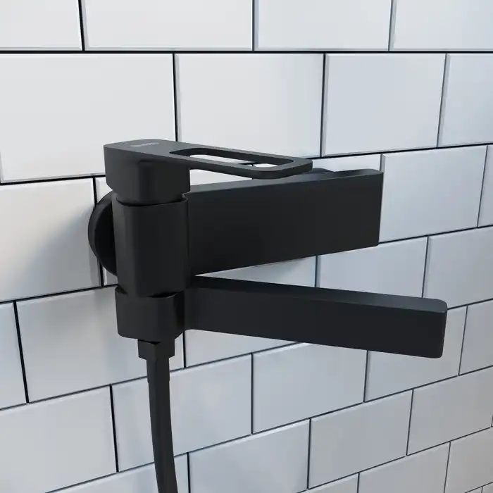 Смеситель для ванны IDDIS Slide SLIBL00i02WA  цвет, Матовый черный фото 2