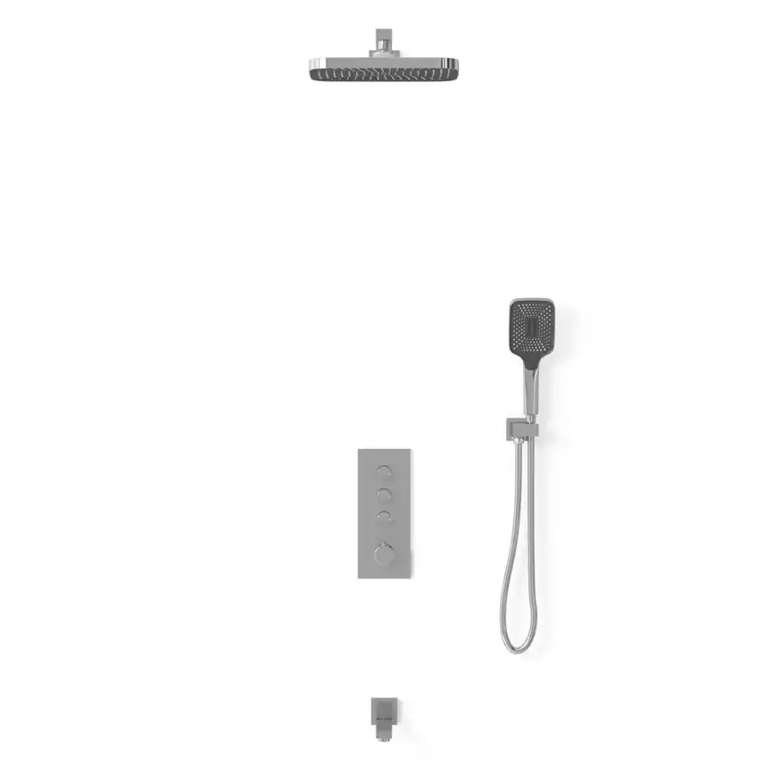 Душевая система  Vincea  VSFW-433T1CH VSFW-433T1CH  с термостатом, встраиваемая, хром фото 3