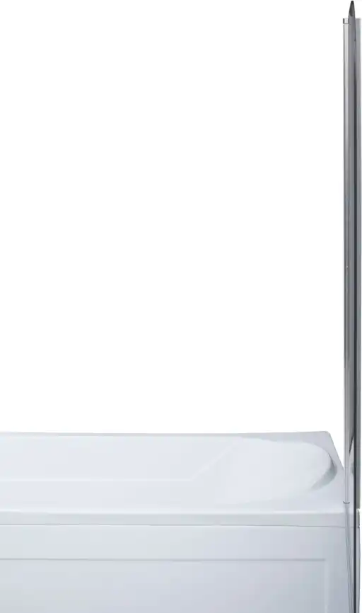 Шторка для ванны Aquanet  75 см, SG-750, профиль Хром, стекло Прозрачное фото 7