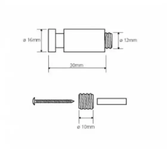 Крючок 1,6 см BEMETA NEO Нержавеющая сталь 104506095 фото 2