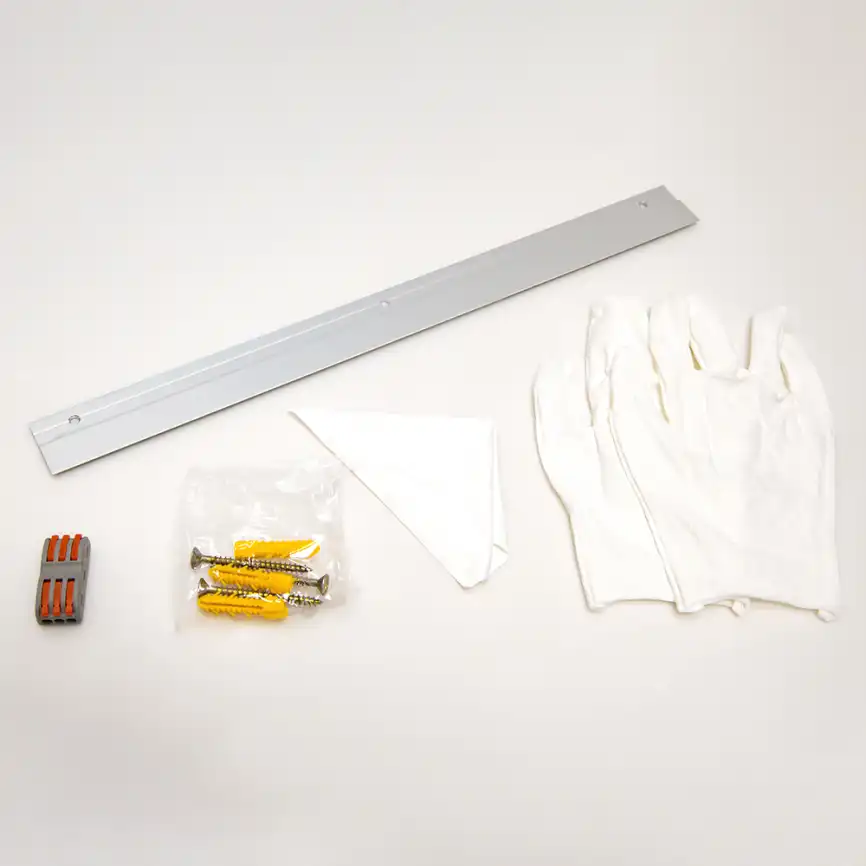 Зеркало с подсветкой AVS AZ 80 см Антипар Брашированное золото фото 10