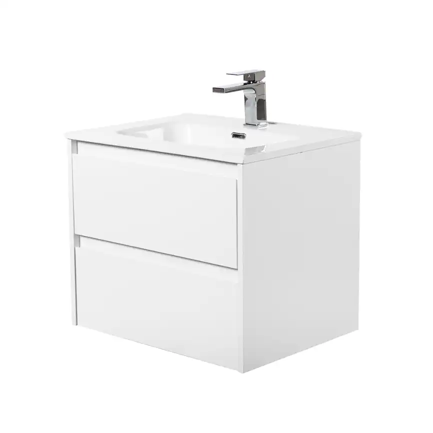 Тумба под раковину BelBagno KRAFT-700-2C-SO-BO подвесная Bianco Opaco фото 1