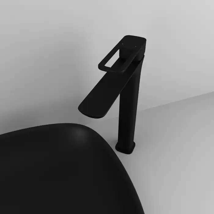 Смеситель для раковины IDDIS Slide SLIBL01i01 высокий цвет, Матовый черный фото 4