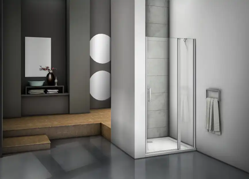 Душевая дверь Good Door Mokka WTW-120-C-WE, МК00006, профиль Белый, стекло Прозрачное фото 1