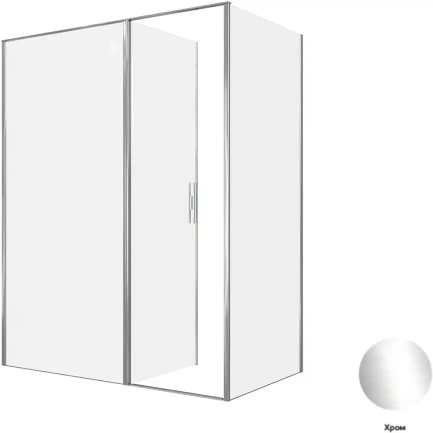 Душевой уголок Allen Brau Priority 160x90 3.31037.00 + 3.31043.00 хром фото 4