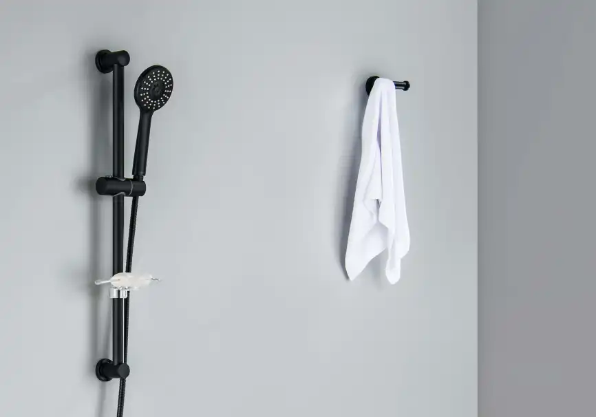 Душевой гарнитур Aquatek БЕТТА AQ2013MB, Черный матовый фото 6