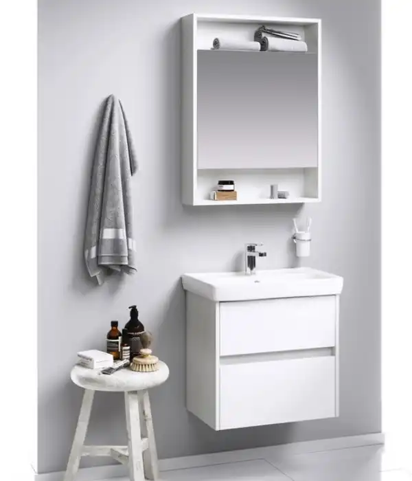 Зеркальный шкаф Aqwella City 60 см, SIT0406DK, цвет Дуб канадский фото 2