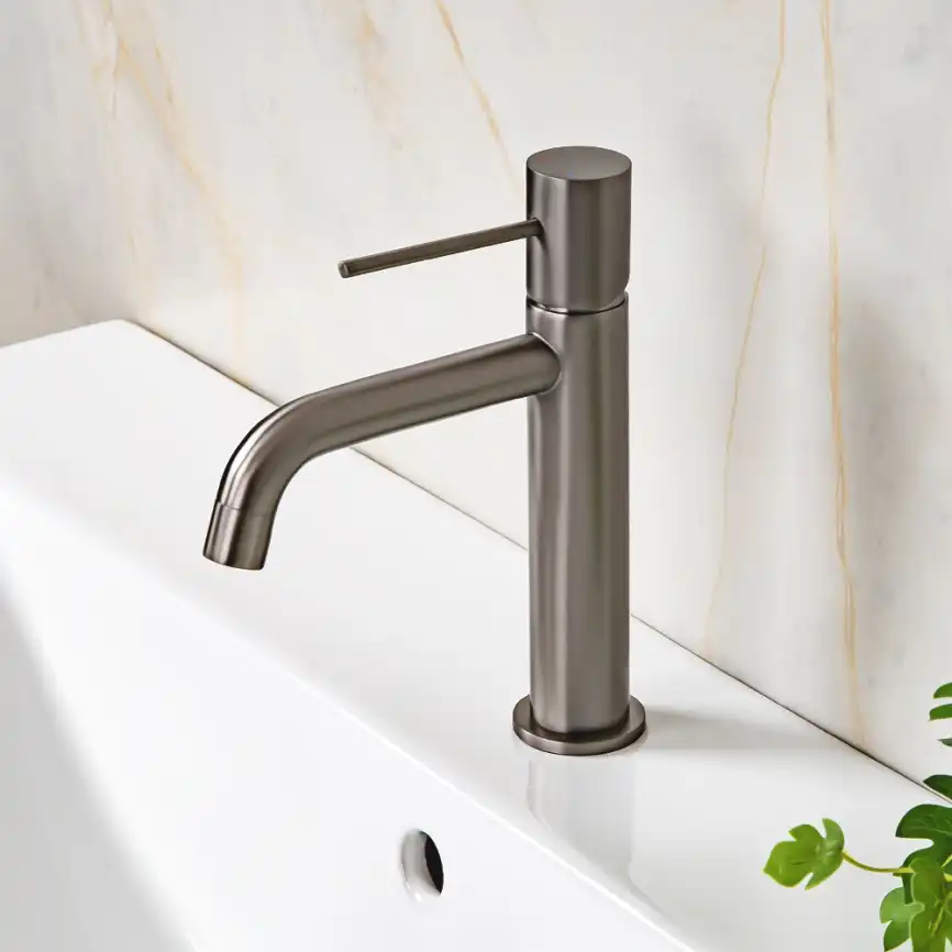 Смесители для раковины AVS Slimmer 811-100-GM, оружейная сталь фото 9