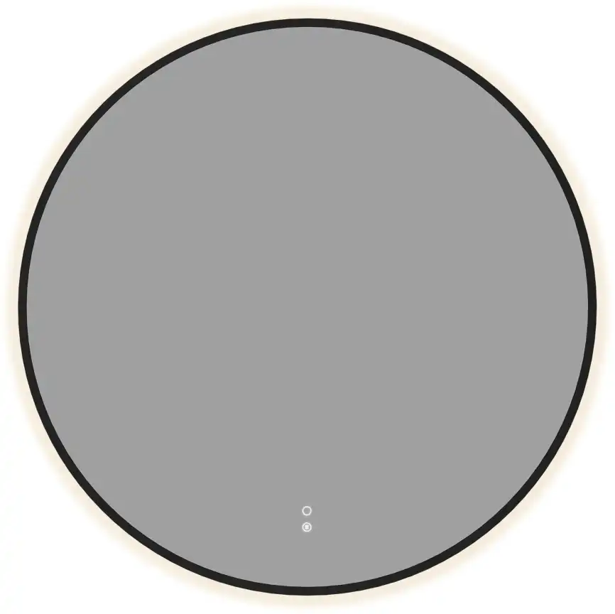 Зеркало Aquanet Контур D 1000 LED TX с подогревом, черный, 367666 фото 1