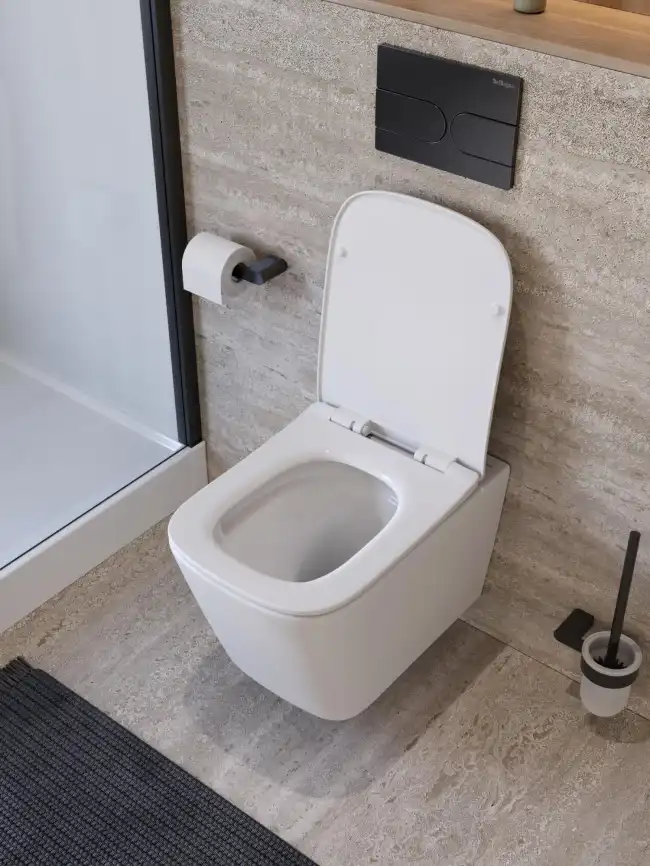 Унитаз подвесной BelBagno KRAFT-TOR BB7106CH-TOR/SC безободковый с сиденьем и смывом TORNADO фото 17