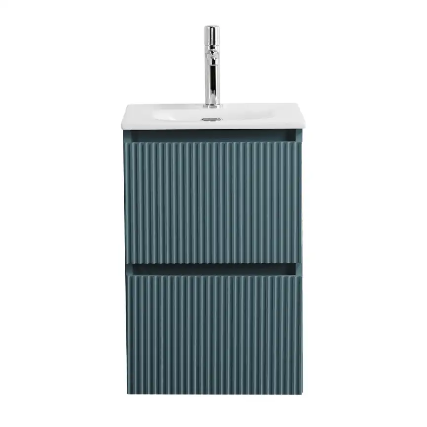 Тумба под раковину BelBagno UNO-MINI-400-2C-SO-AO подвесная, Голубой Матовый фото 1