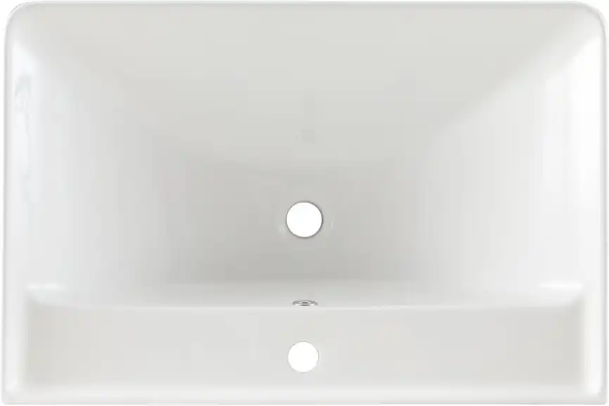 Раковина Aquanet Ирис 70 301804 прямоугольная, Белая глянцевая фото 4