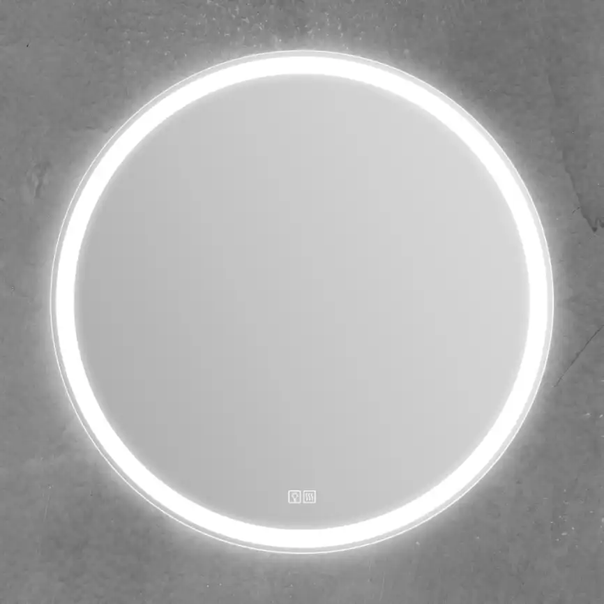 Зеркало BelBagno SPC-RNG 70х70 SPC-RNG-700-LED-TCH-WARM с подстветкой, сенсорный выключатель, с подогревом фото 3
