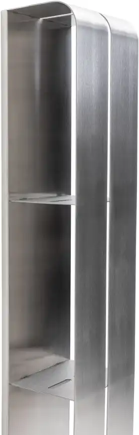 Полка Aquanet Магнум 15x100 сталь браш, вертикальная, 334114 фото 4