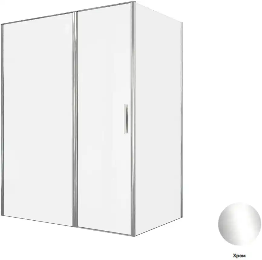 Душевой уголок Allen Brau Priority 160x100 3.31037.00 + 3.31046.00 хром фото 1