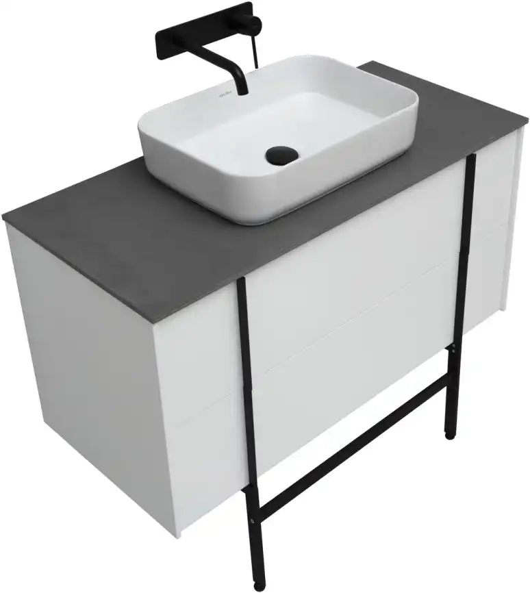 Тумба под раковину Allen Brau Reality 100 1.32007.WM белый матовый фото 33