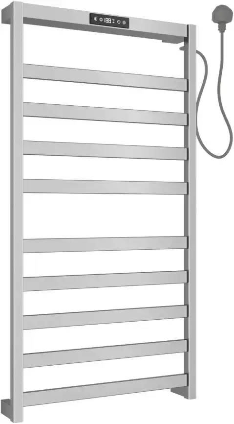 Полотенцесушитель электрический Allen Brau Reality 900х472 7.32001-BN брашированный никель фото 1