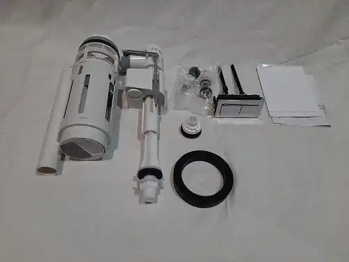 Унитаз-компакт CeramaLux 2179MB, безободковый, с бачком и сидением микролифт Черный матовый фото 6