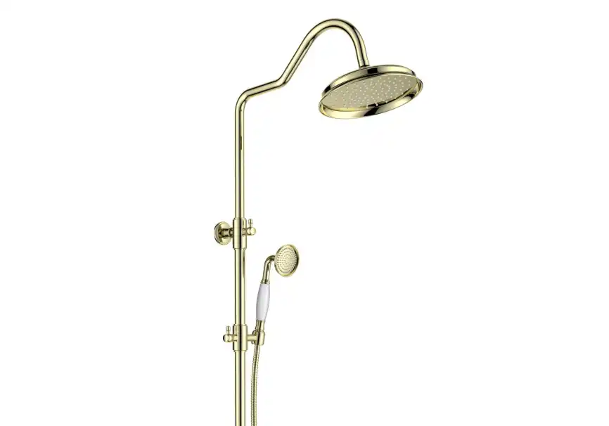 Душевая система Aquatek КЛАССИК AQ2543PG с термостатом, Золото глянцевое фото 3