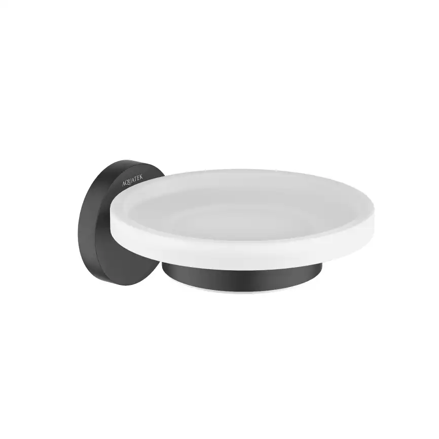 Мыльница для ванной Aquatek Европа AQ4103MB, Черный матовый фото 1
