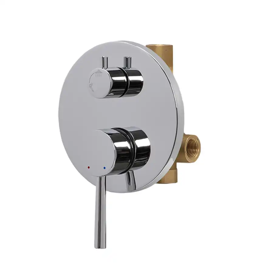 Встраиваемая душевая система AVS SLIMMER 811-121-CR, хром фото 6