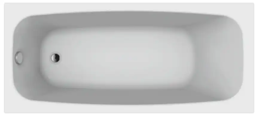 Акриловая ванна Alba Spa SEVILLA 170х75 см, ВПР0160100100, Белая фото 1