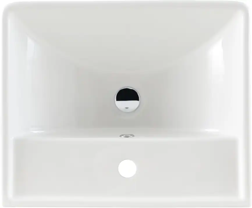 Раковина Aquanet Ирис 50 301802 прямоугольная, Белая глянцевая фото 3