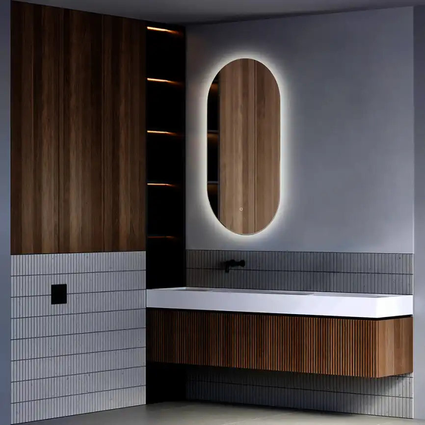 Зеркало с подсветкой AVS Гарда 50x100 см фото 4