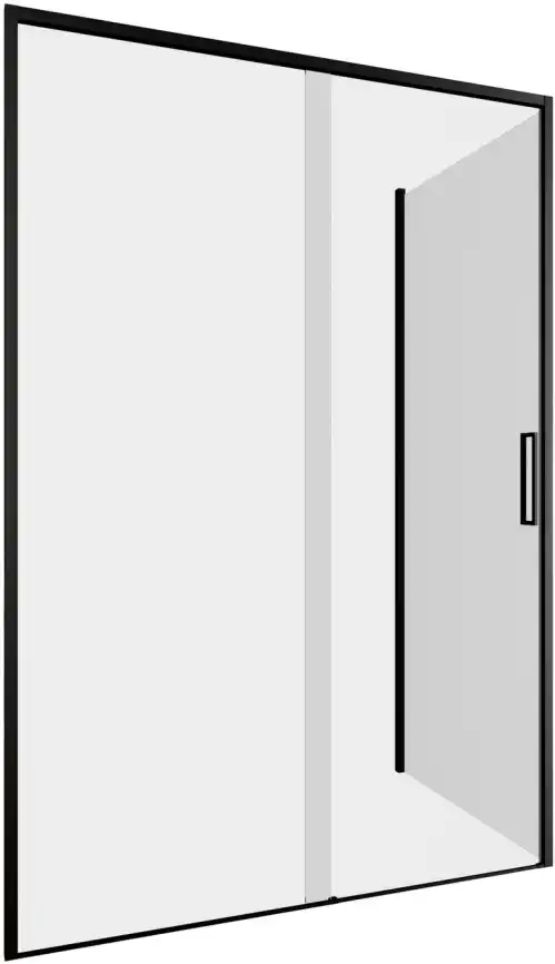 Душевой уголок Aquanet Pleasure Evo 130x80 AE65-130x80-BT профиль черный, прозрачное стекло фото 3