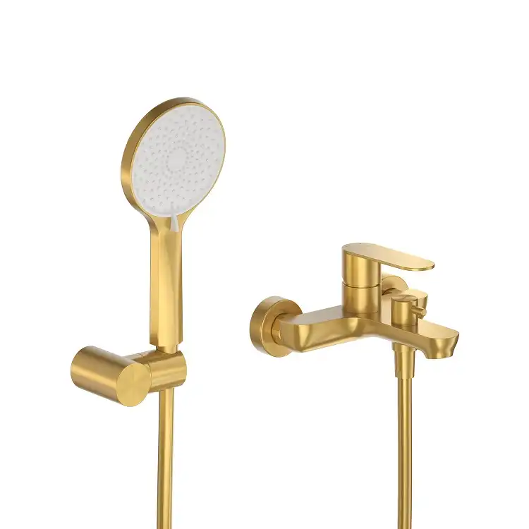 Смеситель для ванны и душа Cezares STYLUS-VD-BORO, Брашированное золото фото 2