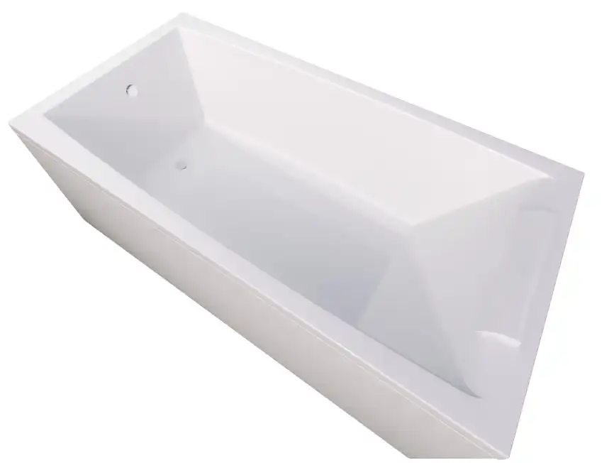 Акриловая ванна Marka One AELITA 170х75 01ае1775 прямоугольная, Белая фото 3