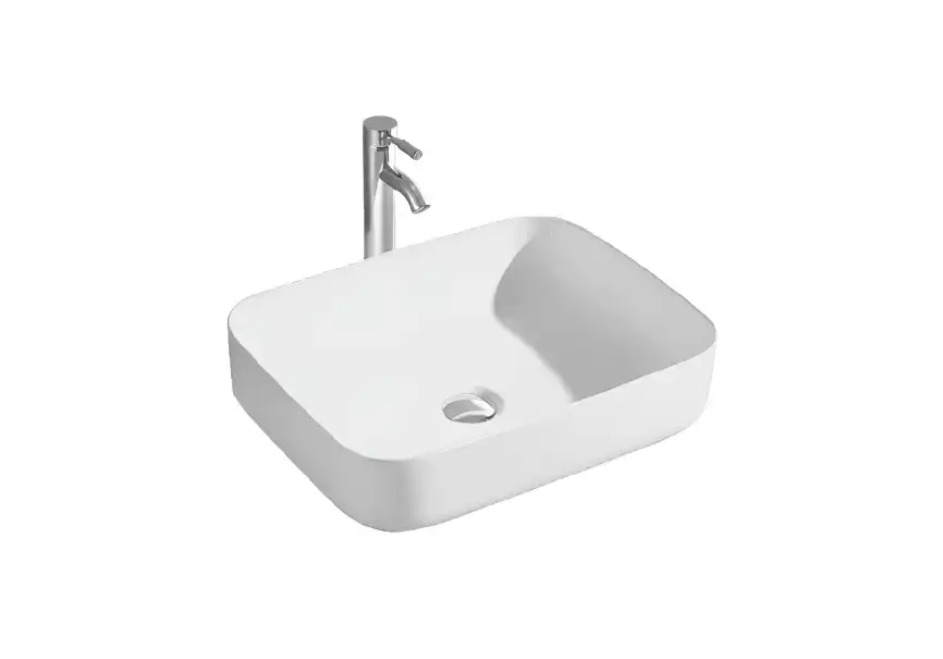 Раковина накладная Aquatek Вега 50х39х13 AQ5515-MW, Белая матовая фото 1