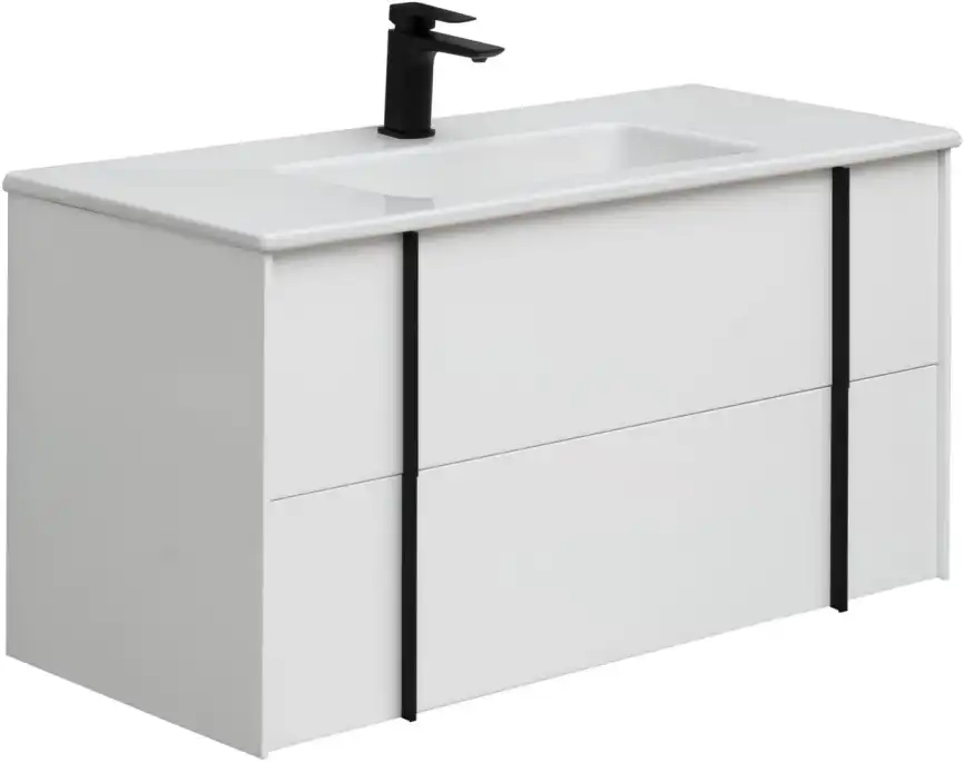 Тумба под раковину Allen Brau Reality 100 1.32007.WM белый матовый фото 1