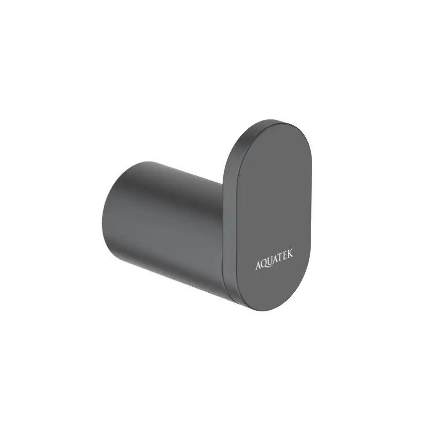 Крючок для полотенец Aquatek Лира AQ4425MB, Черный матовый фото 1