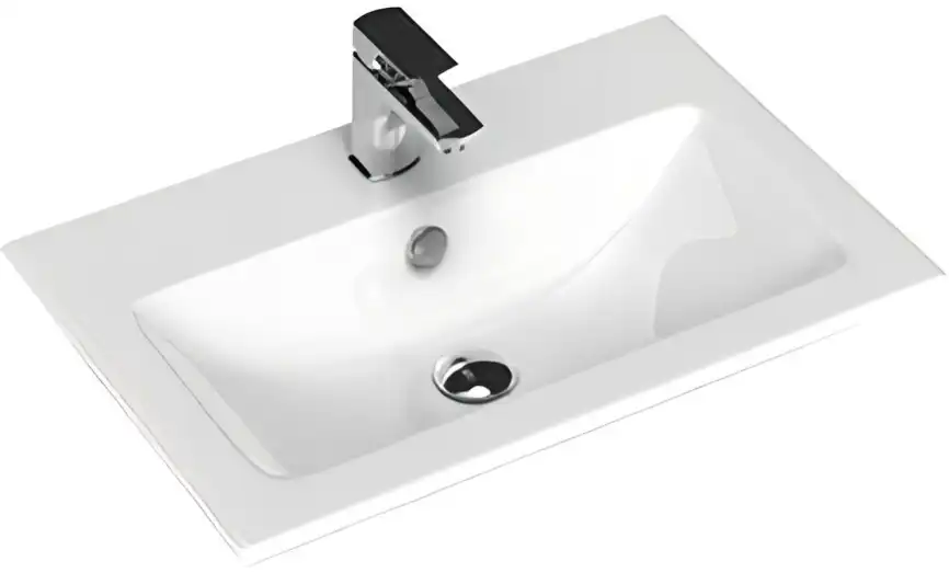 Тумба под раковину Aquanet Практика 60 белый глянец, 347963 фото 14