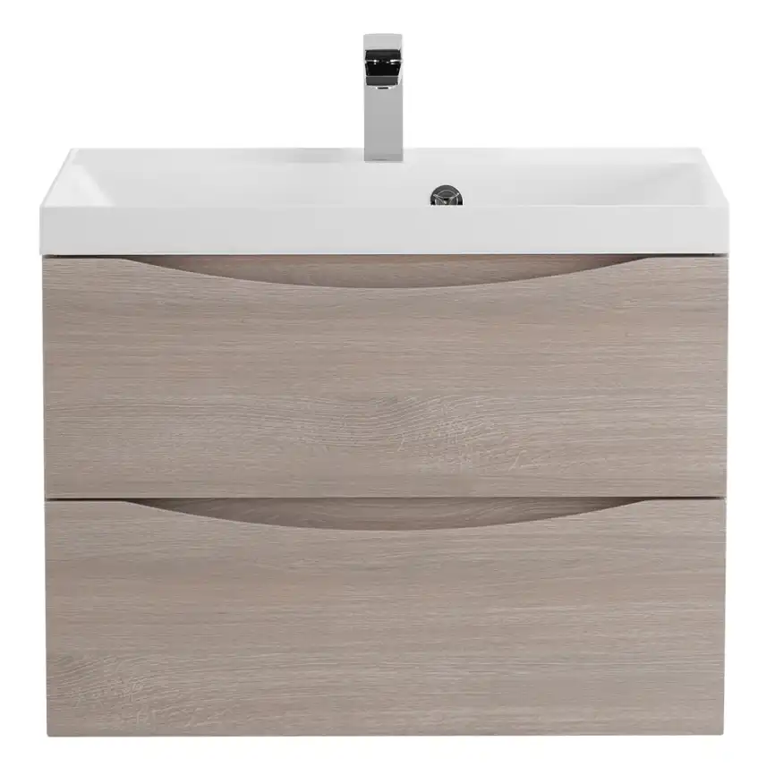 Тумба под раковину BelBagno MARINO-600-2C-SO-RG-P подвесная Rovere Grigio фото 1
