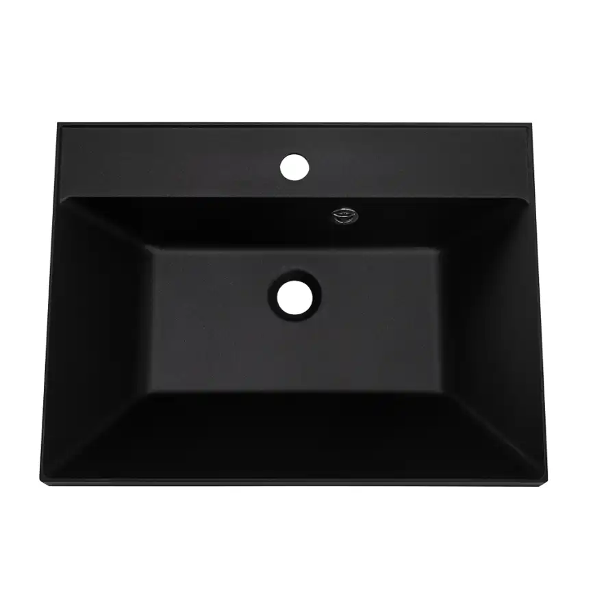 Раковина из искусственного камня BelBagno BB600/450-LV-ART-AST-NERO фото 2